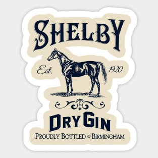 shelby dry gin Sticker